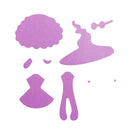 Cute Witch Puzzle Cutting Dies Stencil Embossing DIY Scrapbook Album Craft