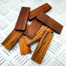CocoBolo Wood Non-slip Patches 1 Pair Natural Handle Shank Scales for Tool DIY