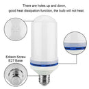 Creative 4 Modes Gravity Sensor Flame Light E27 9W Emulation Fire Bulb Lamp