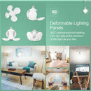 Super Bright LED Bulb Deformable Garage Ceiling Lights E27 30W Football UFO LaFT