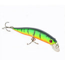 Lot 10pcs Kinds of Fishing Lures Crankbaits Hooks Minnow Bass Baits Hooks