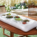 1Pcs Inflatable Ice Bar Summer Pool Pvc Inflatable Water Bar,Salad Bar Part F2K8