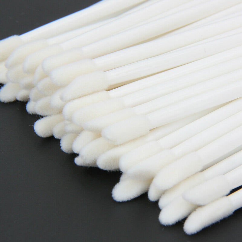 100pcs Disposable Lip Brushes Makeup Lipstick Gloss Wands Applicator A