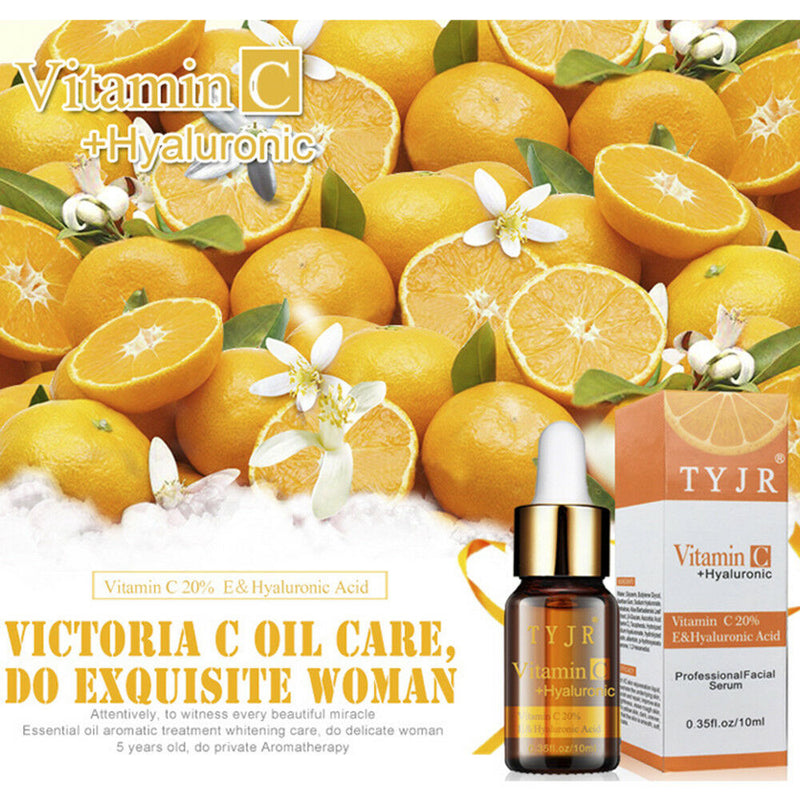10ml Skin Care Vitamin C Oil Anti Dark Spots Ultra Brightening Spotless Oil New