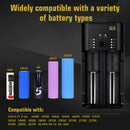 Q2 Smart LED USB Multi-Battery Charger Power Bank 18650 Battery / AA / AAA