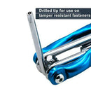 7Pcs In 1 Portable Folding Wrench Set Metric System Inner Hexagon Spanner W
