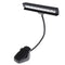 ABS 9 LED Music Stand Lamp Desk Bedroom Reading Light Black 20.3cm/7.99''