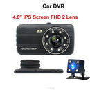 4.0 Inch Ips Screen Car Dvr Camera Dual Lens Dash Cam Full Hd 1080P Vehicle