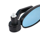 2Pcs Universal 7/8" Handle Bar End Motorcycle Rearview Side Mirrors Motor Bike
