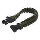 5X( Paracord Parachute Cord Survival Bracelet - OD Green D1T2)