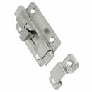 Bathroom Toilet Door Stainless Steel Gate Security Bolt Lock plug Hardware  O8S6