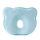 Newborn Baby Pillow Prevent Flat Head Nursing Pillow Sleep Support (Blue) A