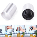 Stainless Steel Bottle Opener Automatic Push Down Beer Soda Cap Wine Open ToolLJ