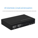 1X(4 Ports Usb Screen Splitter Kvm Switcher Synchronous Controller Keyboard