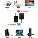 1080P VGA Male To HDMI Output Convert Adapter HD+ Audio TV AV HDTV Video JZP