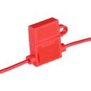 Medium Standard Waterproof ATO ATC Inline 16WAG Blade Fuse Holder Red