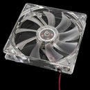 120mm Fans 4 LED LED Blue Computer Case Cooling K3M3