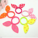 10pcs Rabbit Ears Hair Holders Hair Accessories Child Girl Women Rubber HairB.ES