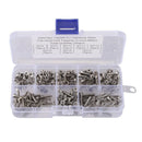 200Pcs M3 Stainless Steel Flat Head Screws Kits High Strength Self-Tapping  X8K8