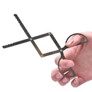 Foldable Tongs Pliers Pinchers Tweezers Camping Stove Charcoal Coal BBQ Clip New