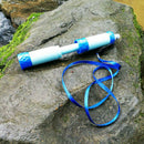 2Pcs Mini Water Purification Filter Kit Bushcraft Survival Camping Outdoor Tools