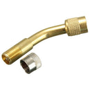 2 pcs 135 Degree Angle Air Tyre Valve Extension Adaptor Long Shank for Moto