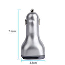 ABS Universal Dual USB Car Charger Adapter DC 11-30V 2.4A 24W Quickily Charging