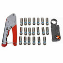 New Multitool Wire Stripping Squeezing Pliers Coaxial Cable Cold Press Clam