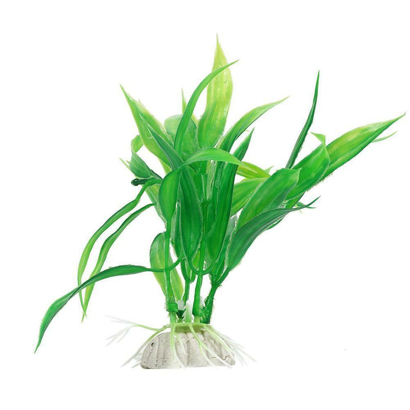 Artificial Plastic Water Grass Green Plant Ornament For Aquarium Fish Tank Pro