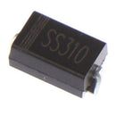 100PCS SS310 SMD Schottky Barrier Rectifier Diode 3A 100V DO-214AC SMA  Z