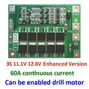 3S 60A Bms Board 11.1V 12.6V 18650 Li-Ion Lithium Battery Protection Board