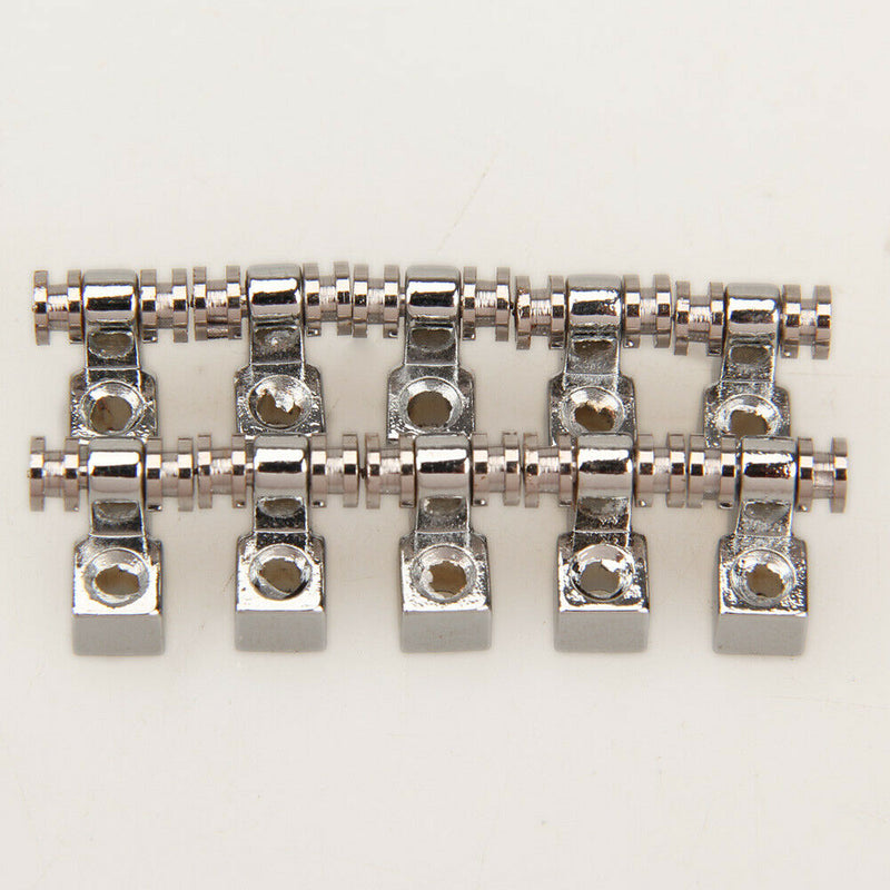 10PCS Guitar Roller String Trees Chrome for Electric Guitar Accessory Set