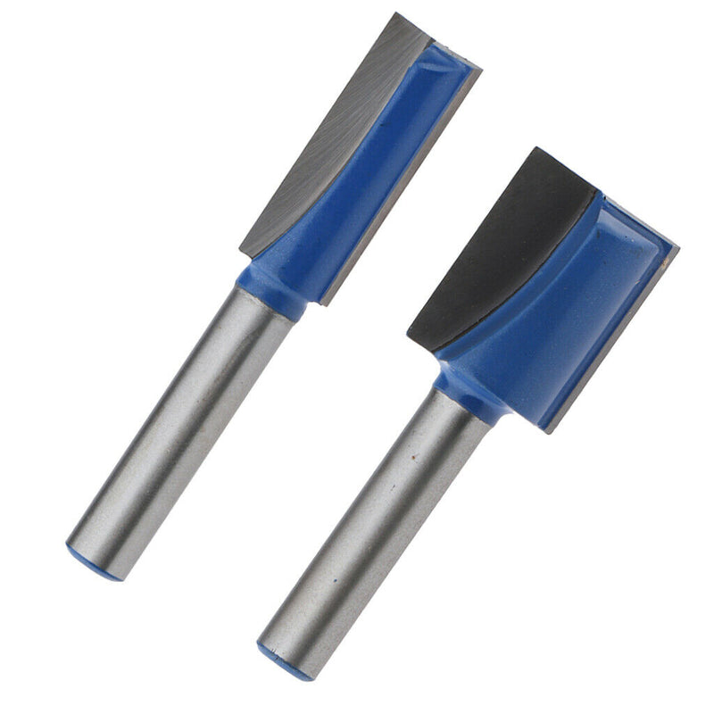 2 Pieces 1/4" Shank Flush Trim Router Bit Woodwork Mill Cutter Slotting Tool