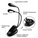 Orchestra Music Stand Light LED Clip-on Adjustable Book Reading Lamp USB lj