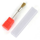 Nail drill bits cleaning brush golden copper wire cleaner brushes nail tools  ME