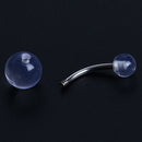 9x Clear Color Belly Navel Tragus Tongue Lip Rings Bars Body Piercing Jewelry MO