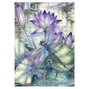 Dragonfly Lotus Flower 5D DIY Full Drill Diamond Painting Embroidery Decor