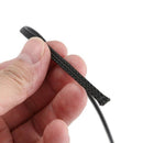 4mm diameter 15m long black wire nylon adjustable braided cable sleeve
