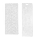 2Pcs Clear Quilting Stencils Plastic Embroidery Template Handmade Sewing