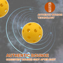 50PC Plastic Airflow Hollow Wiffle Practice Training Golf Balls Yellow New