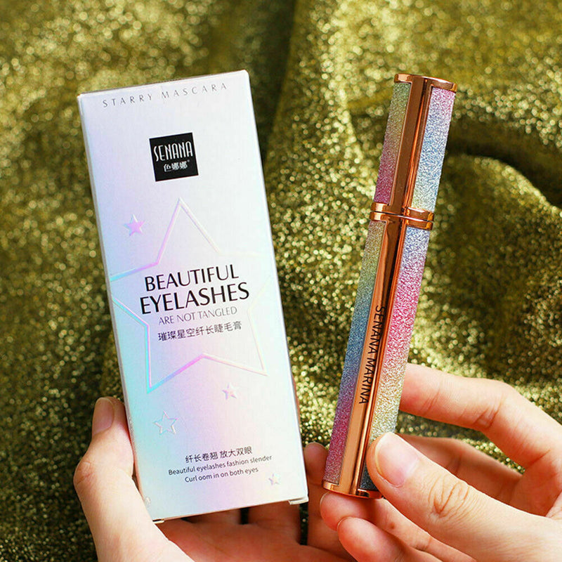 Waterproof Vivid Galaxy 4D Silk Fiber Lashes Thick Lengthening Long LASTING AU^^