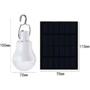 Waterproof S-1200 12LED 110LM Solar Lamp Bulb Outdoor Camping Tent Light