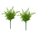 2Pcs Plastic Artificial Grass Leaves Fern Flower Arrangement Wedding Decor