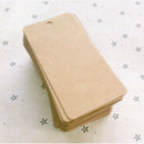 100pcs Craft Paper Tags Craft Gift Favour Lolly Wedding Party Bag Name Label TO