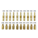 20PCS Carburetor Main Jet & Slow / Pilot Jet Kit Set For PWK Keihin OKO CVK t 3C