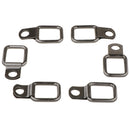 6pcs Steel D Ring Tie Downs for Jeep Wrangler Trunk Cargo