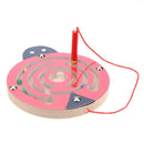 Kid Wooden Puzzle Children Magnetic Maze Toys Intellectual Jigsaw Board A