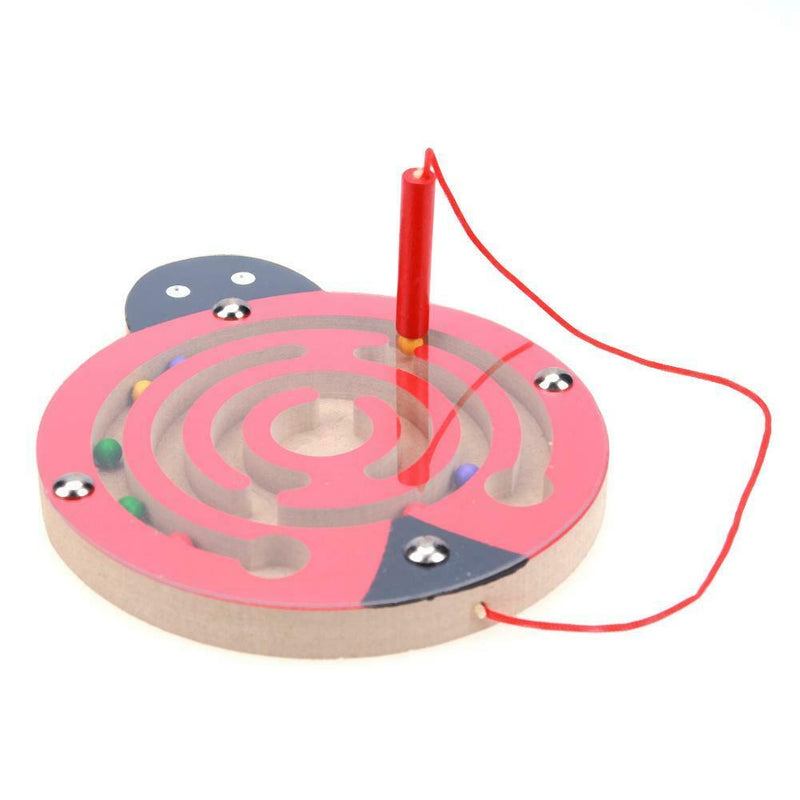 Kid Wooden Puzzle Children Magnetic Maze Toys Intellectual Jigsaw Board A