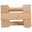 Classical Wooden Puzzle Toys Pole Ming Lock Luban Lock Q1R7