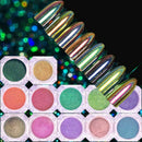 Nail Peacock Powder Nail Mirror Glitter Powder Nail Color Powder Nail Art D S9L2